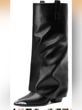 Couie Cuies Tall Black Boot